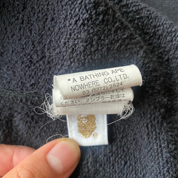 BAPE shark full zip up hoodie w/Camo head - Picture 13 of 15